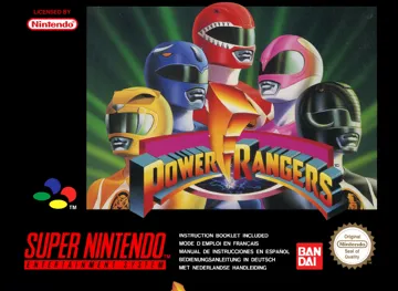 Power Rangers (Europe) box cover front